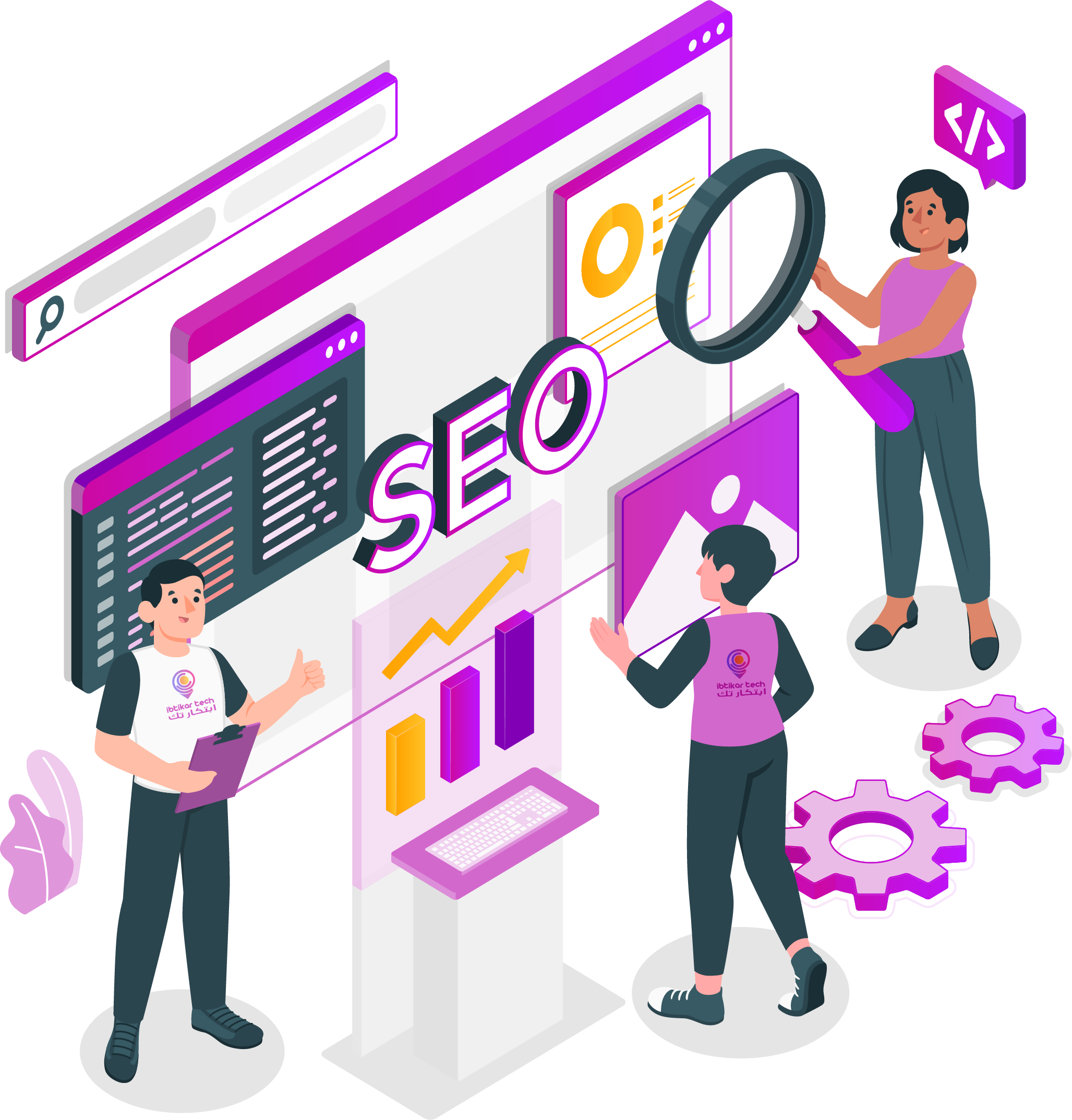 "تحسين محركات البحث (SEO) لزيادة ظهورك الرقمي وجذب العملاء المستهدفين"