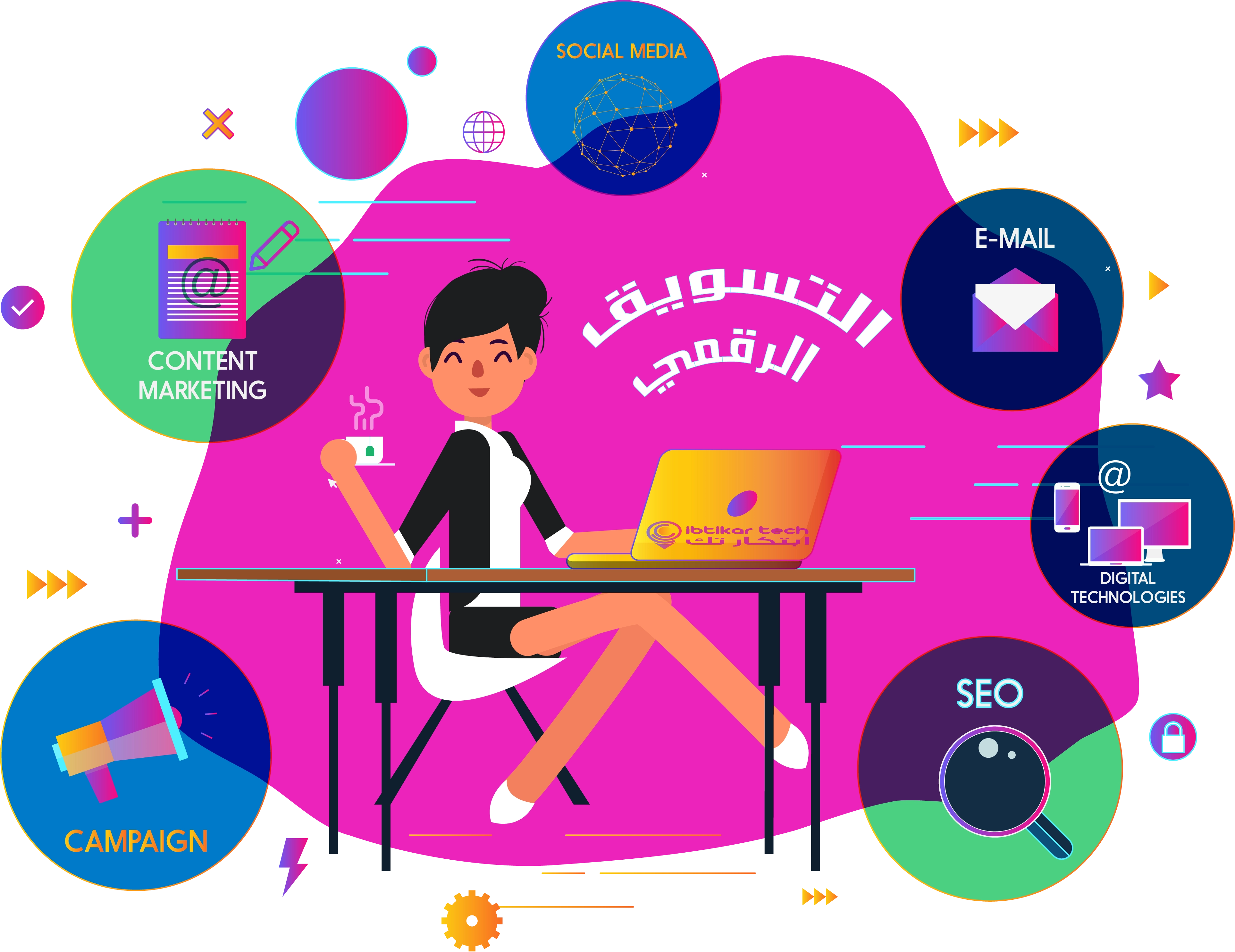 خدمة التسويق الرقمي المتكاملة – استراتيجيات مبتكرة لتعزيز الظهور وجذب العملاء